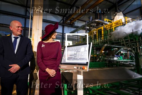 Farmsum (Hoogeveen), 1 April 2026
Koningin Maxima van Nederland bezoekt VEPA en JC-Electronics tijdens een werkbezoek in het kader van circulair ondernemerschap