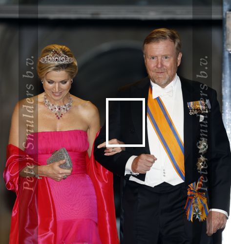 Amsterdam 23 april 2026
Koning Willem Alexander en Koningin Maxima tijdens het diner voor het Corps Diplomatique in het Koninklijk Paleis