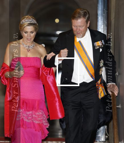 Amsterdam 23 april 2026
Koning Willem Alexander en Koningin Maxima tijdens het diner voor het Corps Diplomatique in het Koninklijk Paleis