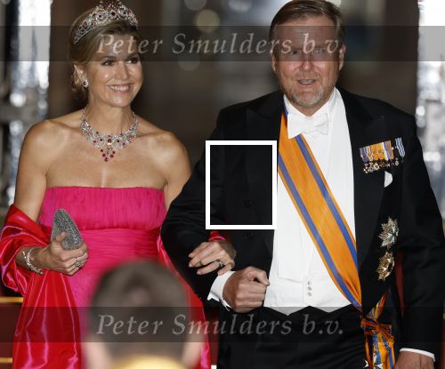 Amsterdam 23 april 2026
Koning Willem Alexander en Koningin Maxima tijdens het diner voor het Corps Diplomatique in het Koninklijk Paleis