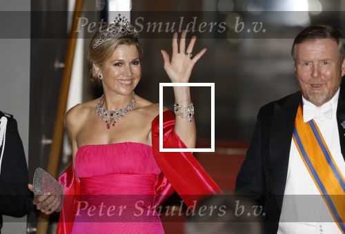 Amsterdam 23 april 2026
Koning Willem Alexander en Koningin Maxima tijdens het diner voor het Corps Diplomatique in het Koninklijk Paleis