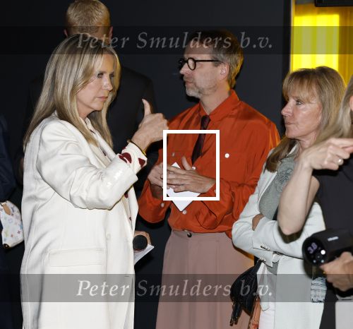 Amsterdam 22 april 2026
Presentatie nieuwe L Homo . Nicolas Keenan staat op de cover . Linda de Mol en haar Manager Xenia Kasper