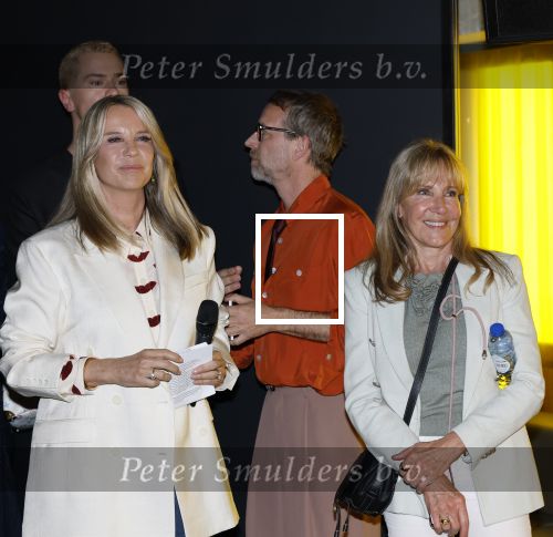 Amsterdam 22 april 2026
Presentatie nieuwe L Homo . Nicolas Keenan staat op de cover . Linda de Mol en haar Manager Xenia Kasper