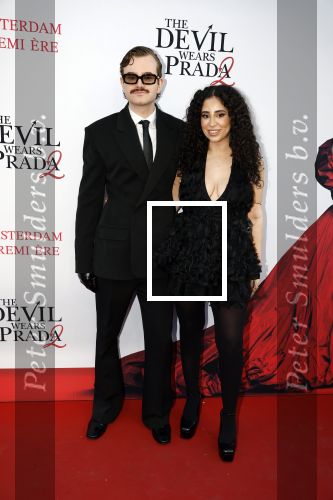 Amsterdam 28 april 2026
Premiere The Devil wears Prada 2 in Tuschinski . Luuk v d Rijt en Marwa Omari