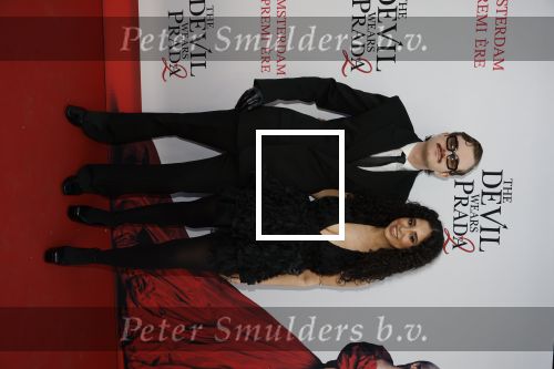 Amsterdam 28 april 2026
Premiere The Devil wears Prada 2 in Tuschinski . Luuk v d Rijt en Marwa Omari
