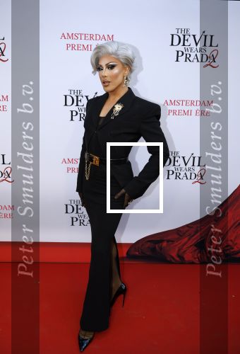 Amsterdam 28 april 2026
Premiere The Devil wears Prada 2 in Tuschinski . Miss Envy PPeru kwam met partner