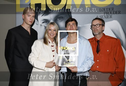 Amsterdam 22 april 2026
Presentatie nieuwe L Homo . Nicolas Keenan staat op de cover . Nicolas Keenan Stijn de Vries Linda de Mol en Iebele v d Meulen