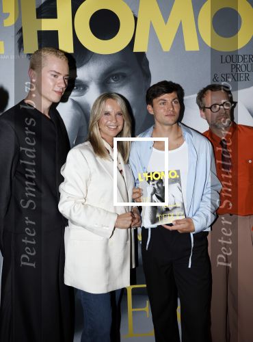Amsterdam 22 april 2026
Presentatie nieuwe L Homo . Nicolas Keenan staat op de cover . Nicolas Keenan Stijn de Vries Linda de Mol en Iebele v d Meulen