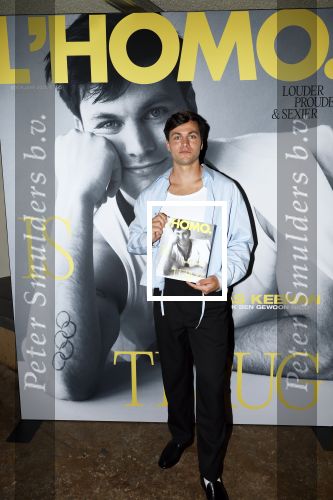 Amsterdam 22 april 2026
Presentatie nieuwe L Homo . Nicolas Keenan staat op de cover .