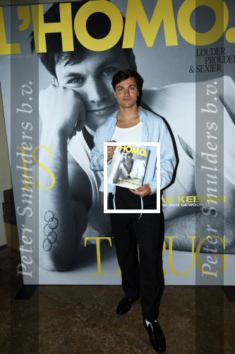 Amsterdam 22 april 2026
Presentatie nieuwe L Homo . Nicolas Keenan staat op de cover .