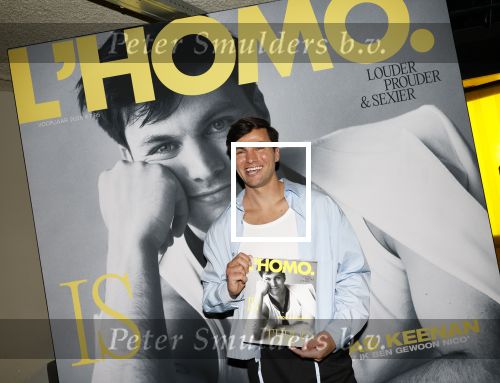 Amsterdam 22 april 2026
Presentatie nieuwe L Homo . Nicolas Keenan staat op de cover .