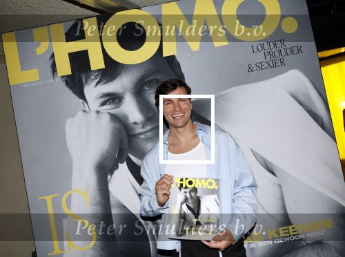 Amsterdam 22 april 2026
Presentatie nieuwe L Homo . Nicolas Keenan staat op de cover .