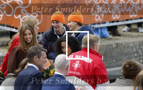 Dokkum 27 april 2026
Koningsdag is dit jaar in Dokkum . Namens de koninklijke familie zijn aanwezig : Koning Willem Alexander Koningin Maxima Prinses Amalia Prinses Alexia Prinses Ariane Prins Constantijn Prinses Laurentien Prins Maurits Prinses Marilene Prins Bernhard Prins Floris Prinses Aimee Prins Pieter Christiaan en Prinses Anita . Bertus Holkema