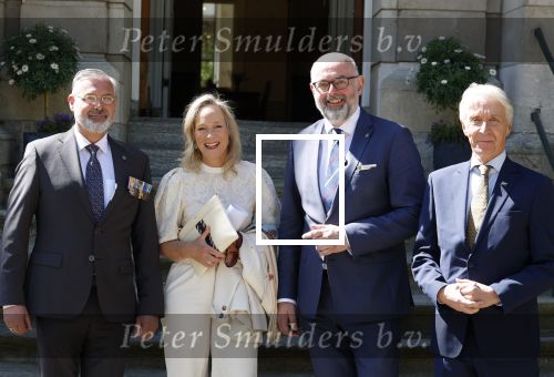 Ter Heide 23 april 2026
Dilan Yesilgoz en Prinses Margarita bij de uitreiking van de Legion of Honor awards op landgoed Beukbergen . Prinses Margarita kwam samen met Cees Wijburg