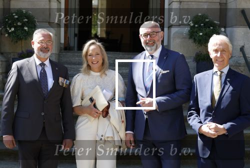 Ter Heide 23 april 2026
Dilan Yesilgoz en Prinses Margarita bij de uitreiking van de Legion of Honor awards op landgoed Beukbergen . Prinses Margarita kwam samen met Cees Wijburg