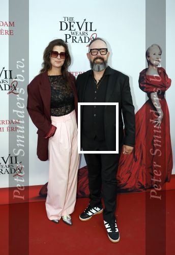 Amsterdam 28 april 2026
Premiere The Devil wears Prada 2 in Tuschinski . Ramon Brugman en partner Nijke