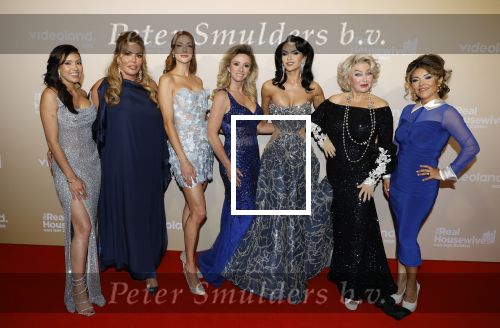 Den Bosch 20 april 2026
Brigitte Schepers, Chayenne Muller, Estelle Hanneman, Lizbeth van den Boogaart, Marjan Strijbosch, Petrouschka Dahmen en Ramona Koonings bij de presentatie van het tweede seizoen van The Real Housewives van het Zuiden in De Orangerie in Den Bosch