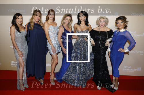 Den Bosch 20 april 2026
Brigitte Schepers, Chayenne Muller, Estelle Hanneman, Lizbeth van den Boogaart, Marjan Strijbosch, Petrouschka Dahmen en Ramona Koonings bij de presentatie van het tweede seizoen van The Real Housewives van het Zuiden in De Orangerie in Den Bosch
