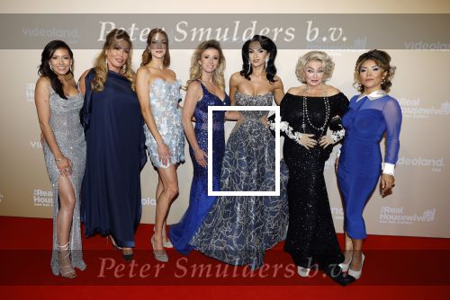 Den Bosch 20 april 2026
Brigitte Schepers, Chayenne Muller, Estelle Hanneman, Lizbeth van den Boogaart, Marjan Strijbosch, Petrouschka Dahmen en Ramona Koonings bij de presentatie van het tweede seizoen van The Real Housewives van het Zuiden in De Orangerie in Den Bosch