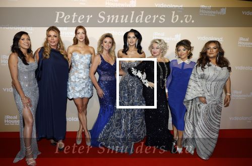 Den Bosch 20 april 2026
Brigitte Schepers, Chayenne Muller, Estelle Hanneman, Lizbeth van den Boogaart, Marjan Strijbosch, Petrouschka Dahmen en Ramona Koonings bij de presentatie van het tweede seizoen van The Real Housewives van het Zuiden in De Orangerie in Den Bosch