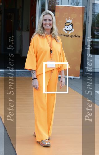 Zeewolde 17 april 2026
Samantha Charrak met zoontje bij koningsspelen met Koning Willem Alexander