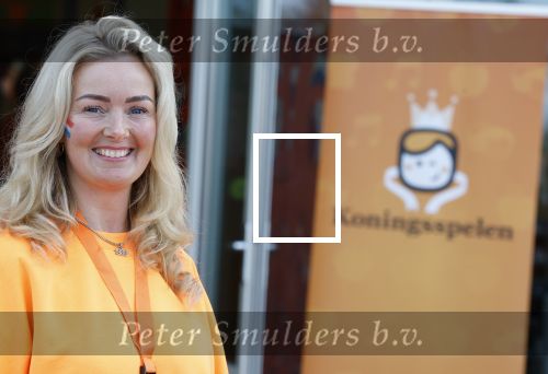 Zeewolde 17 april 2026
Samantha Charrak met zoontje bij koningsspelen met Koning Willem Alexander