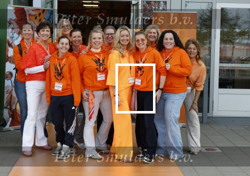 Zeewolde 17 april 2026
Samantha Charrak met zoontje bij koningsspelen met Koning Willem Alexander