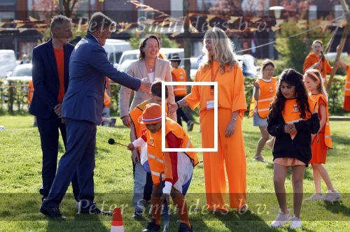Zeewolde 17 april 2026
Samantha Charrak met zoontje bij koningsspelen met Koning Willem Alexander
