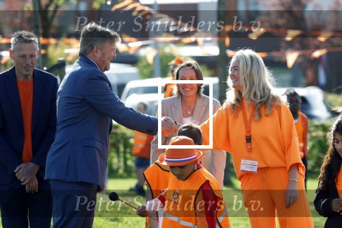 Zeewolde 17 april 2026
Samantha Charrak met zoontje bij koningsspelen met Koning Willem Alexander
