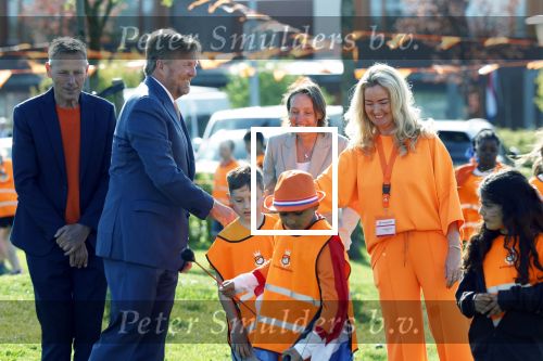 Zeewolde 17 april 2026
Samantha Charrak met zoontje bij koningsspelen met Koning Willem Alexander