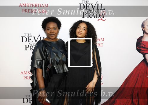 Amsterdam 28 april 2026
Premiere The Devil wears Prada 2 in Tuschinski . Simone Weimans met nichtje Grace