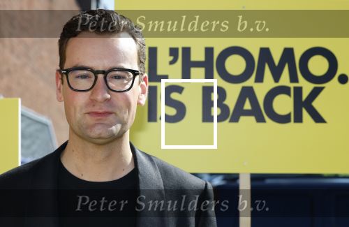 Amsterdam 22 april 2026
Presentatie nieuwe L Homo . Nicolas Keenan staat op de cover . Splinter Chabot