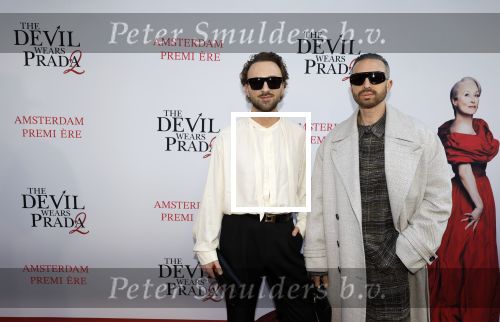 Amsterdam 28 april 2026
Premiere The Devil wears Prada 2 in Tuschinski . Tommy Driessen met partner