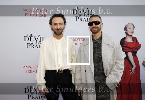 Amsterdam 28 april 2026
Premiere The Devil wears Prada 2 in Tuschinski . Tommy Driessen met partner