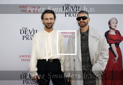 Amsterdam 28 april 2026
Premiere The Devil wears Prada 2 in Tuschinski . Tommy Driessen met partner