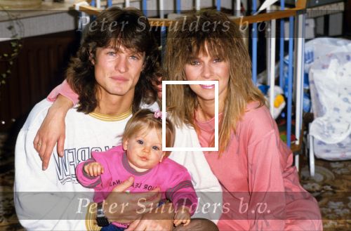 1985
Dolly Dot Anita Heilker met haar man Ton Blanker en hun dochtertje