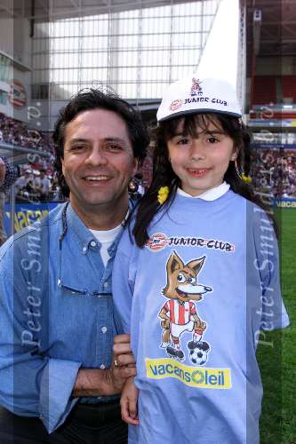 3 mei 1999
Pedro Salazar met dochtertje