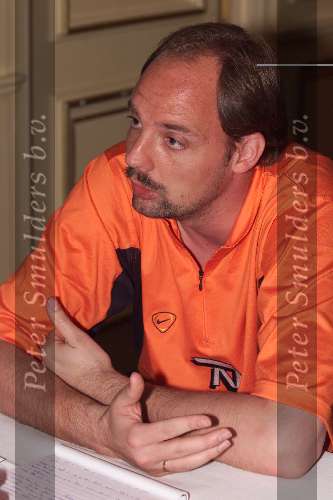 Noordwijk 26 mei 2000
Persconferentie Nederlands elftal in Huis ter Duin.
Ed de Goey