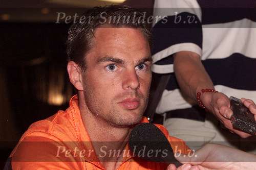 Noordwijk 26 mei 2000
Persconferentie Nederlands elftal in Huis ter Duin.
Frank de Boer