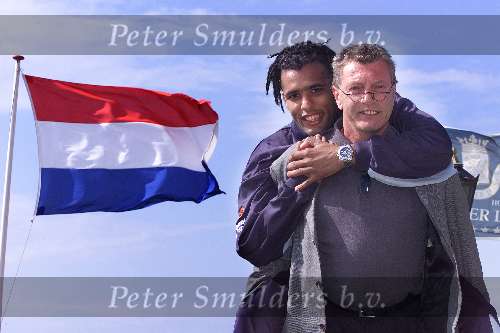 Noordwijk 25 mei 2000
Pierre v Hooijdonk en Frits Korbach