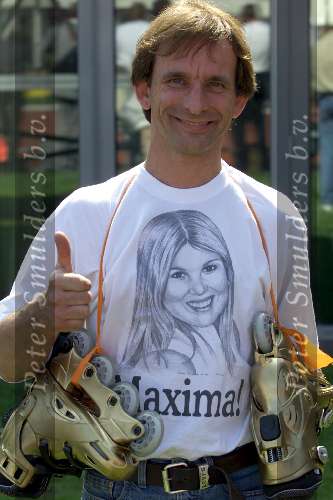 Amsterdam 13 mei 2000
Heropening Olympisch Stadion door Prins Willem Alexander
Johan Vlemmix met gouden skates