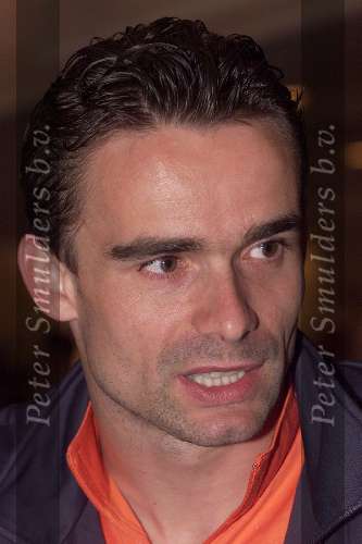 Noordwijk 26 mei 2000
Persconferentie Nederlands elftal in Huis ter Duin.
Marc Overmars