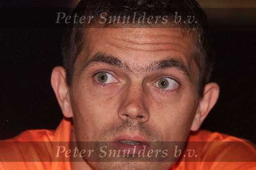 Noordwijk 26 mei 2000
Persconferentie Nederlands elftal in Huis ter Duin.
Phillip Cocu