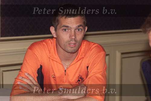 Noordwijk 26 mei 2000
Persconferentie Nederlands elftal in Huis ter Duin.
Phillip Cocu
