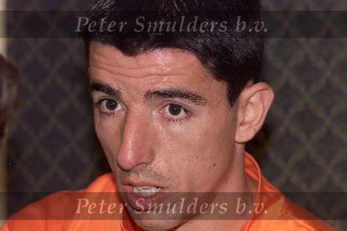 Noordwijk 26 mei 2000
Persconferentie Nederlands elftal in Huis ter Duin.
Roy Makaay