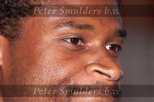Noordwijk 26 mei 2000
Persconferentie Nederlands elftal in Huis ter Duin.
Winston Bogarde