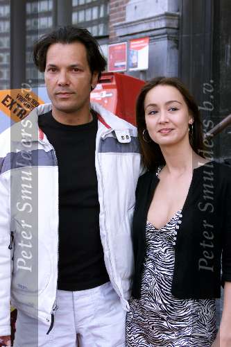 Amsterdam15 mei 2001
Verkiezing meest Sexy vrouw van Nederland.
Jennifer de  Jong met haar man