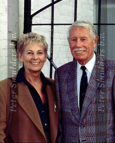 John Woodhouse met zijn vrouw
