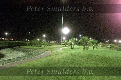 Nad Al Sheba Golfclub
Dubai 8 mei 2001
Golfen bij kunstlicht