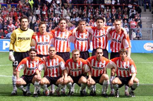 Eindhoven 6 mei 2001
PSV-Heerenveen 3-0
PSV Landskampioen 2000/2001